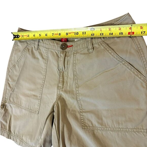 Eastern Mountain Sports Khaki Camping Hiking Shorts Gorpcore Womens size 6 - Picture 7 of 9